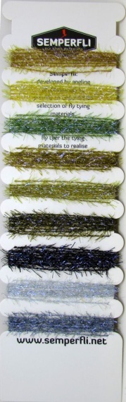 Semperfli Straggle String Mixed Pack - Naturals Collection in de groep Haken & Terminal Tackle / Vliegvis bindmateriaal / Vliegbindmateriaal / Garen & Chenille bij Sportfiskeprylar.se (sem-straggle-mix-nat)