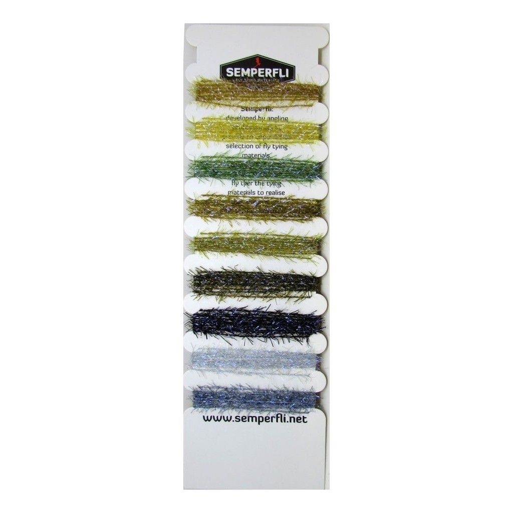 Semperfli Straggle String Mixed Pack - Naturals Collection in de groep Haken & Terminal Tackle / Vliegvis bindmateriaal / Vliegbindmateriaal / Garen & Chenille bij Sportfiskeprylar.se (sem-straggle-mix-nat)