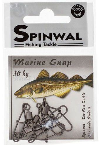 spinwal snap with swivel marine in de groep Haken & Terminal Tackle / Snaps / Lock Snaps bij Sportfiskeprylar.se (spinwalsnap)