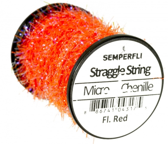 Semperfli Straggle String UV Micro Chenille - Black in de groep Haken & Terminal Tackle / Vliegvis bindmateriaal / Vliegbindmateriaal / Garen & Chenille bij Sportfiskeprylar.se (ss-sf0050r)