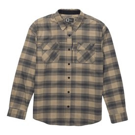 Salty Crew Fathom Ls Tech Flannel Khaki