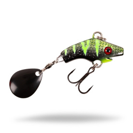 Pig Jig Spin 15g - Space Invader Black