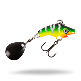 Pig Jig Spin 15g - Hot Tiger Black