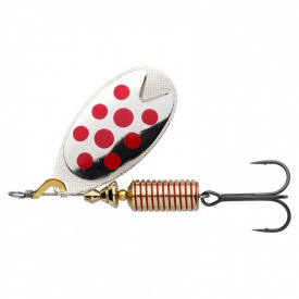 Abu Garcia Fast Attack 4.5g - LF Silver/Red Dots