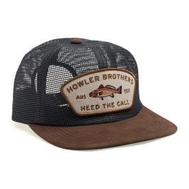 Howler Bros Redfish Feedstore Snapback - Brown/Grey
