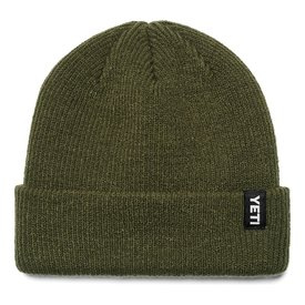Yeti Logo Badge Beanie - Olive