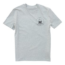 Lemmel T-shirt Mörkt Som Framtiden Heather grey w black print