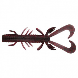 Daiwa Bait Junkie Risky Critter 7,6cm (6pcs) - Ghost Black Red Belly