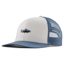 Patagonia Stand Up Trout Trucker Hat, White