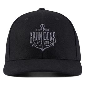 Grundéns Logo Anchor Wool Trucker Black
