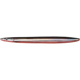 Savage Gear 3D Line Thru Sandeel 12,5cm, 19g - Black & Red UV