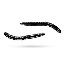 Libra Lures Fatty D'Worm 75 Cheese (8-pack) - Black