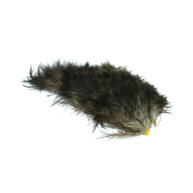Whiting Mini Bird Fur - Black