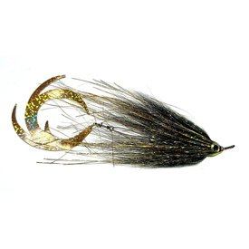 Vision Pike - Jig Dragontail Black & Gold fly #4/0