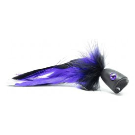Vision Pike - Surface Seducer Double Popper Purple/Black fly #6/0