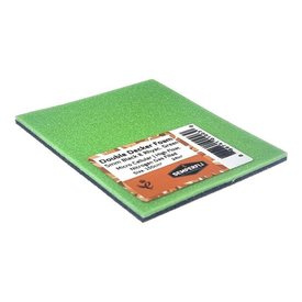 Semperfli Double Decker Foam Small (5mm) Black & Rhyac Green