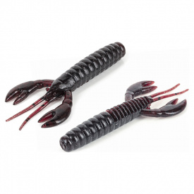 Molix Craw Flex 7,6cm (6pcs) - Dark Red/Black Flake