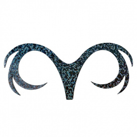 Double Dragon Tails XL 3-pak - Holographic Black