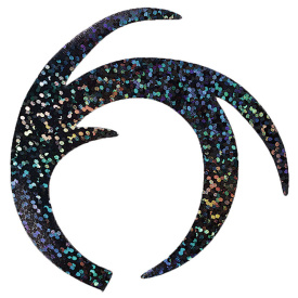 Dragon Tails XL 4-pak, Holographic Black