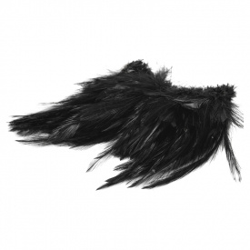 Saltwater Neck Hackle Black #11