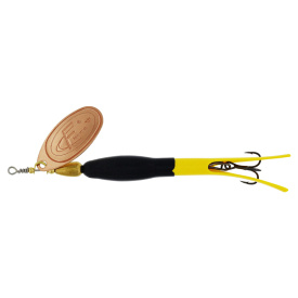 Westin Fc Downstream #5 40g - Black/Flouro Yellow Copper Blade