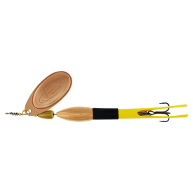 Westin Fc Bullet #5 30g - Black/Flouro Yellow Copper Blade