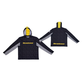 Megabass Game Hoodie Black