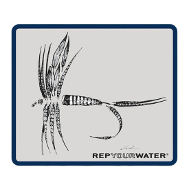 RepYourWater Sticker - Feather Dry Fly