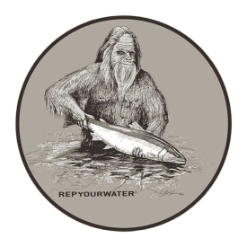 RepYourWater Sticker - Squatch and Release