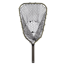 Rising Lunker Landing Net Clear 25cm handle - Moss