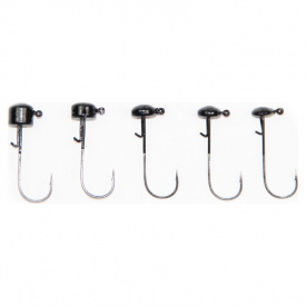 X Zone Ned Rig Head, Black, 1.7g (5pcs)