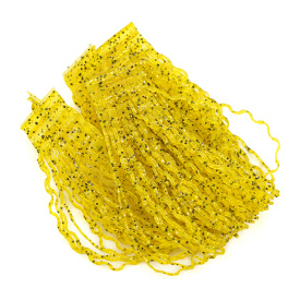 Nature's Spirit Disco Wavy Legs - Mustard Yellow / Gold Black