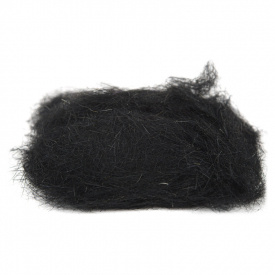 Snowshoe Rabbit Foot Dubbing - Black