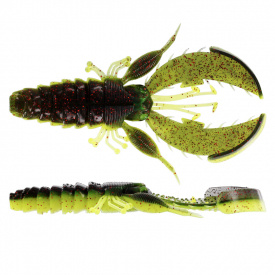 Westin CreCraw Creaturebait 8,5cm 7g - Black/Chartreuse (5-pak)