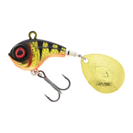 Westin Dropbite Spin Tail Jig 3,4cm, 17g Sinking - Bling Perch
