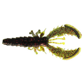 Westin Crecraw Slim Creaturebait 5,5cm 1,5g Floating - Black/Chartreuse 6pcs