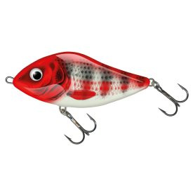Salmo Slider 7cm, 21g Sinking - Holo Red Head Striper