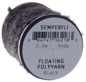 Semperfli Dry Fly Polyyarn - Black