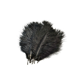 Frödin SNS Ostrich Hackles - Charcoal Black