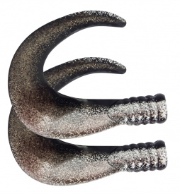 SvartZonker Big Tail (2-pak) - C17 Black/Silver