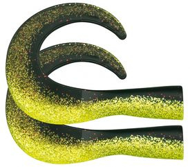 SvartZonker BigTail Junior C22 Black/Chartreuse 2-pak