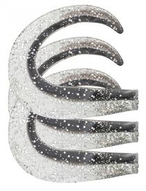 SvartZonker Glide Tail C17 Black/Silver 3-pak