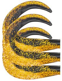 SvartZonker Glide Tail C18 Black/Gold 3-pak