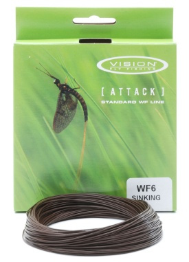 Vision Attack WF Sjunk3 Fly Line - # 9