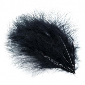Marabou Plumes - Black