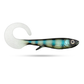 Wolfcreek Curly 29cm - Black Striped Ghost