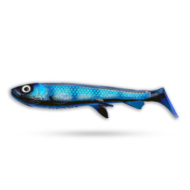 Wolfcreek Shad 15cm, 30g - Black Striped Ghost