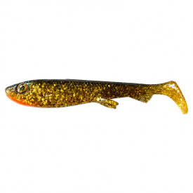 Wolfcreek Shad 8,5cm, 6g (5-pak) - Golden Black Glitter (UV)