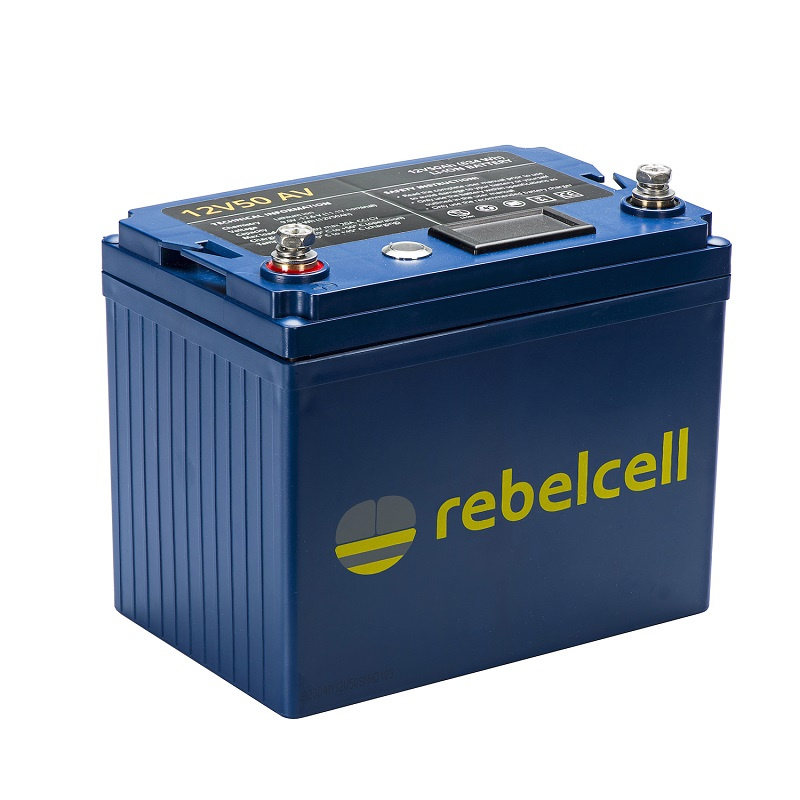 Rebelcell 12V50 AV l-ion Battery (632 Wh) With Charger 2.6V10A Li-ion