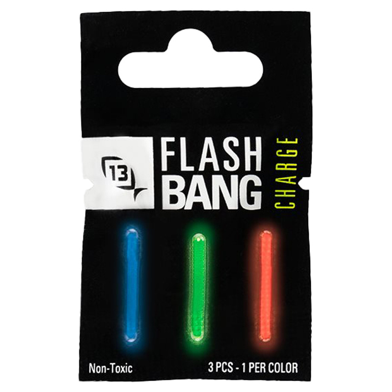 13 Fishing Glow Sticks Refill Flash Bang (3pcs) Green/Red/Blue